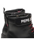 Pepe Jeans Ботуши Hatton Strap Combi PGS50167 Черен - Pepit.bg