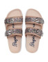 Pepe Jeans Чехли Bio Pala Glitter PGS90168 Бежов - Pepit.bg