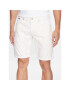 Pepe Jeans Дънкови шорти Callen Short Stripe PM801013 Бял Relaxed Fit - Pepit.bg