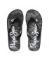 Pepe Jeans Джапанки Wgale Camo PMS70116 Черен - Pepit.bg
