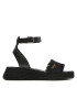 Pepe Jeans Еспадрили Kate Fabric PLS90592 Черен - Pepit.bg
