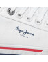 Pepe Jeans Гуменки Brady Men Basic PMS30816 Бял - Pepit.bg