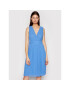 Pepe Jeans Коктейлна рокля Norma PL952860 Син Regular Fit - Pepit.bg