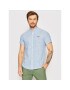 Pepe Jeans Риза Prescot PM307459 Син Slim Fit - Pepit.bg