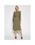 Pepe Jeans Рокля тип риза Isabella PL952929 Зелен Regular Fit - Pepit.bg