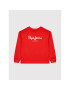 Pepe Jeans Суитшърт Logo Rose PG581246 Червен Regular Fit - Pepit.bg