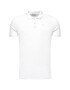 Pepe Jeans Тениска с яка и копчета Vincent PM541009 Бял Slim Fit - Pepit.bg