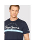 Pepe Jeans Тишърт Abrel PM508216 Тъмносин Regular Fit - Pepit.bg