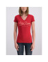 Pepe Jeans Тишърт Andrea PL504165 Червен Longline Fit - Pepit.bg