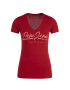 Pepe Jeans Тишърт Andrea PL504165 Червен Longline Fit - Pepit.bg