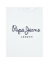 Pepe Jeans Тишърт Art N PB503491 Бял Regular Fit - Pepit.bg