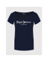 Pepe Jeans Тишърт Belinda PL504978 Тъмносин Regular Fit - Pepit.bg