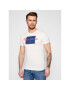 Pepe Jeans Тишърт Dimitri PM507745 Бял Slim Fit - Pepit.bg