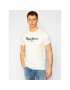 Pepe Jeans Тишърт Eggo PM500465 Бял Regular Fit - Pepit.bg