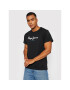 Pepe Jeans Тишърт Eggo PM508208 Черен Regular Fit - Pepit.bg