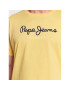 Pepe Jeans Тишърт Eggo PM508208 Жълт Regular Fit - Pepit.bg