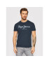 Pepe Jeans Тишърт Essential PM508272 Тъмносин Regular Fit - Pepit.bg