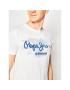 Pepe Jeans Тишърт Golders PM503213 Бял Slim Fit - Pepit.bg