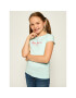 Pepe Jeans Тишърт Hana Glitter PG502442 Зелен Regular Fit - Pepit.bg