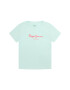 Pepe Jeans Тишърт Hana Glitter PG502442 Зелен Regular Fit - Pepit.bg