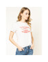 Pepe Jeans Тишърт Kara PL504341 Бял Regular Fit - Pepit.bg