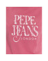 Pepe Jeans Тишърт Linda PL505385 Розов Boxy Fit - Pepit.bg