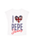 Pepe Jeans Тишърт Maca PG502713 Бял Regular Fit - Pepit.bg