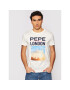 Pepe Jeans Тишърт Manu PM507766 Бял Regular Fit - Pepit.bg