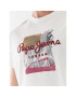 Pepe Jeans Тишърт Melbourne Tee PM508978 Бял Regular Fit - Pepit.bg