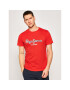 Pepe Jeans Тишърт Merton PM507167 Червен Regular Fit - Pepit.bg