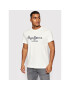 Pepe Jeans Тишърт Merton PM508043 Бял Regular Fit - Pepit.bg