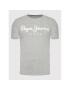 Pepe Jeans Тишърт Original PM508210 Сив Slim Fit - Pepit.bg