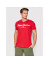 Pepe Jeans Тишърт Original PM508274 Червен Slim Fit - Pepit.bg