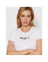 Pepe Jeans Тишърт PL502711 Бял Slim Fit - Pepit.bg