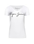 Pepe Jeans Тишърт PL504143 Бял Regular Fit - Pepit.bg