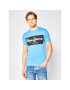 Pepe Jeans Тишърт Poplar PM507225 Син Regular Fit - Pepit.bg
