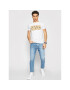 Pepe Jeans Тишърт Raury PM506480 Бял Slim Fit - Pepit.bg