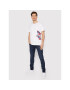Pepe Jeans Тишърт Ronny PM508021 Бял Regular Fit - Pepit.bg