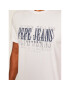 Pepe Jeans Тишърт Snow PM507286 Бял Regular Fit - Pepit.bg