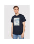 Pepe Jeans Тишърт Teller PM508377 Тъмносин Regular Fit - Pepit.bg