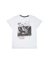 Pepe Jeans Тишърт Troy PB502728 Бял Regular Fit - Pepit.bg