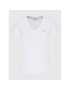Pepe Jeans Тишърт Violette PL505067 Бял Slim Fit - Pepit.bg