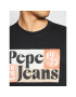 Pepe Jeans Тишърт Wells PM507875 Черен Regular Fit - Pepit.bg