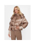 Peserico Пухено яке S24472 Кафяв Regular Fit - Pepit.bg