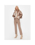 Peserico Пухено яке S24472 Кафяв Regular Fit - Pepit.bg