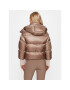 Peserico Пухено яке S24472 Кафяв Regular Fit - Pepit.bg