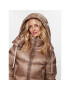 Peserico Пухено яке S24472 Кафяв Regular Fit - Pepit.bg