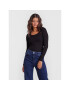 Pieces Блуза Pippi 17110548 Черен Slim Fit - Pepit.bg