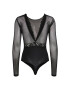 Pieces Боди 17141142 Черен Slim Fit - Pepit.bg