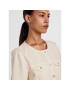 Pieces Дънкова рокля 17133341 Екрю Regular Fit - Pepit.bg